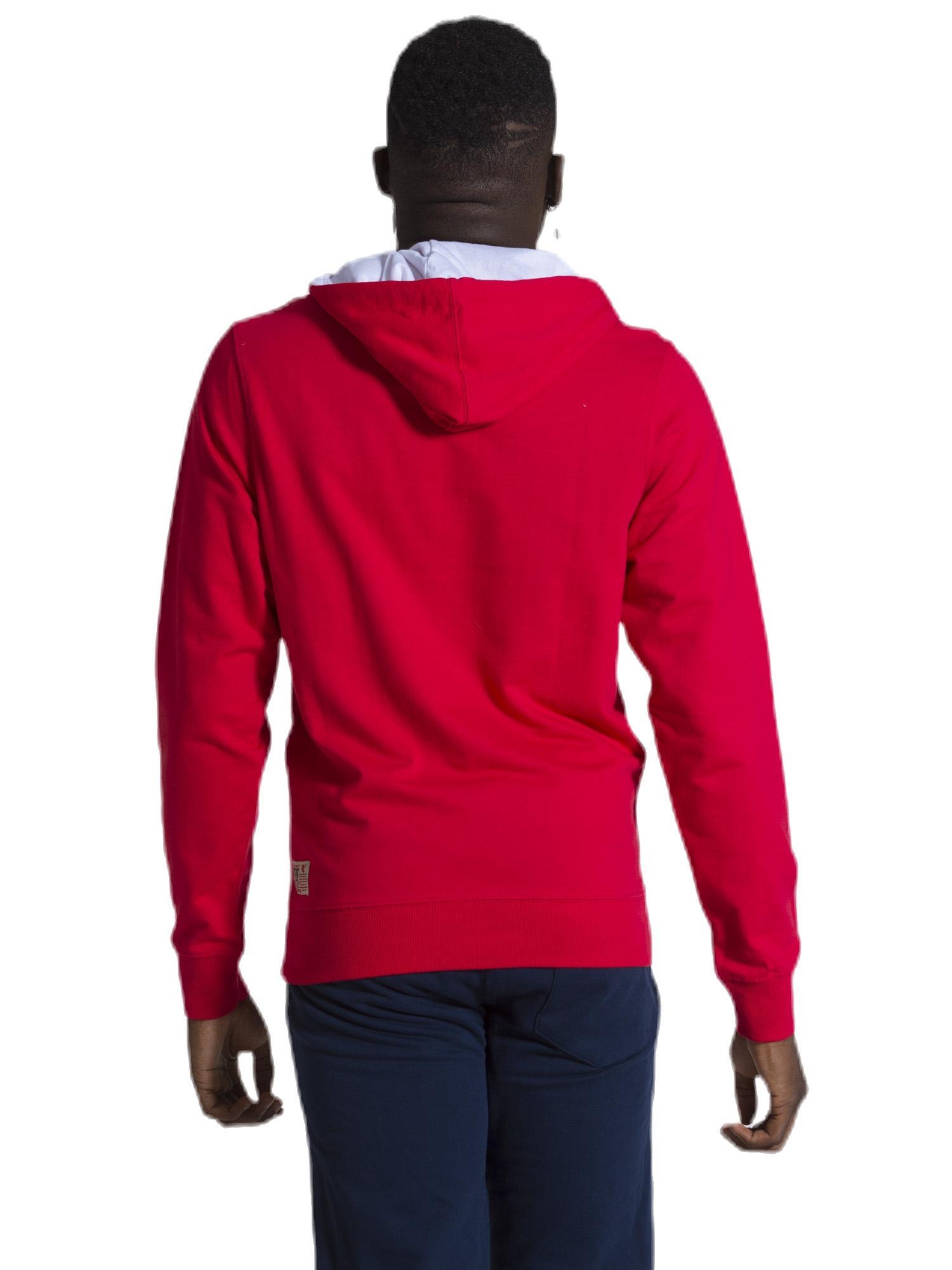 Felpa uomo con cappuccio Leone 1947 Apparel Big Logo, cotone leggero 4/8