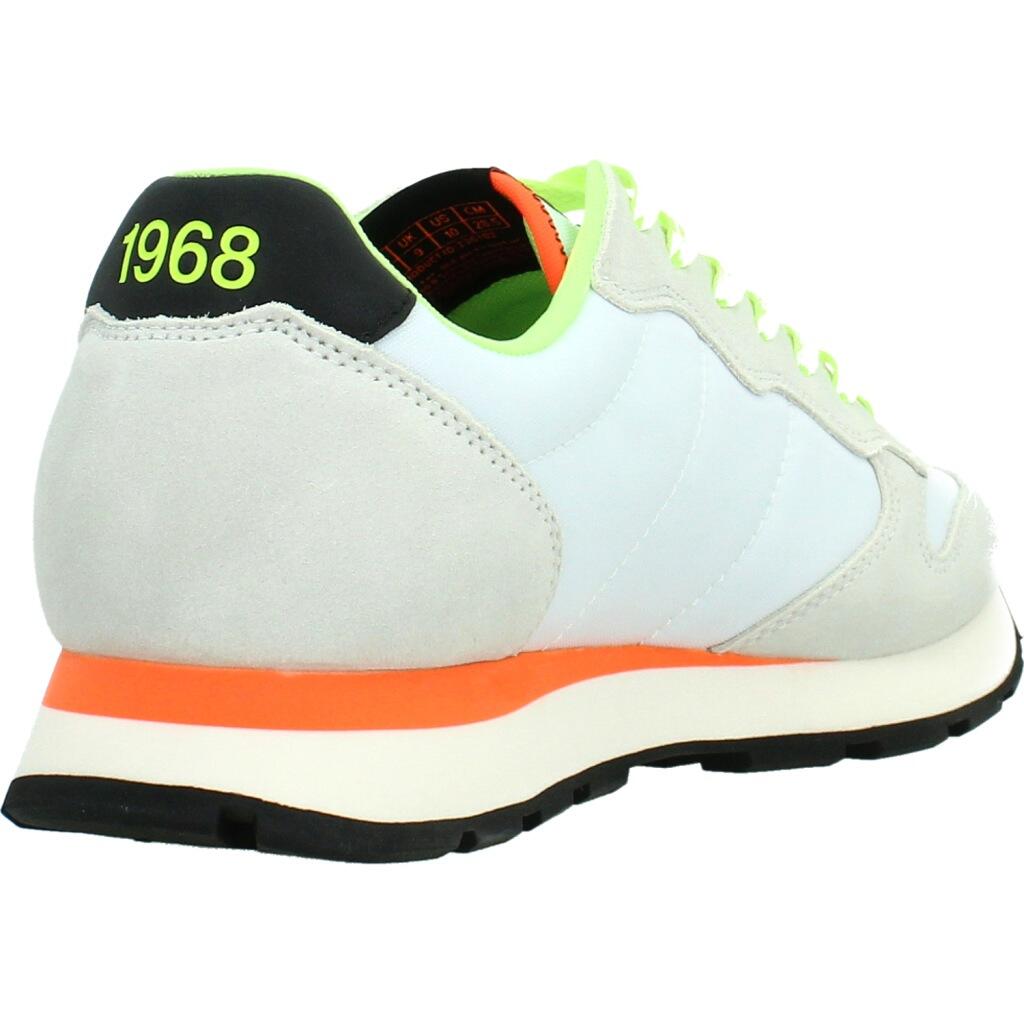 Chaussure de randonnée Baskets Homme SUN68 TOM FLUO Blan 3/5