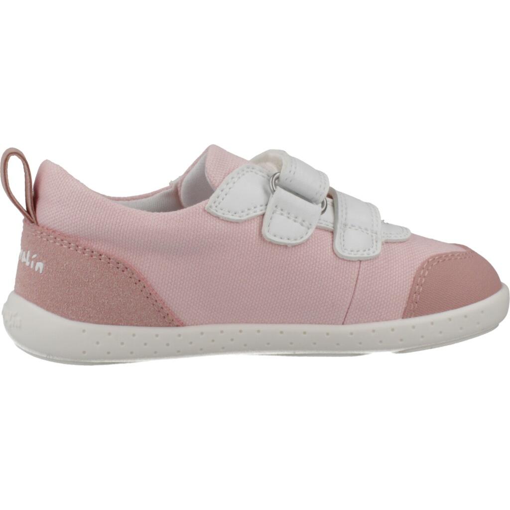 Zapatillas Barefoot Bebé Garvalín 262336D Rosas Cierre Adherente 4/7
