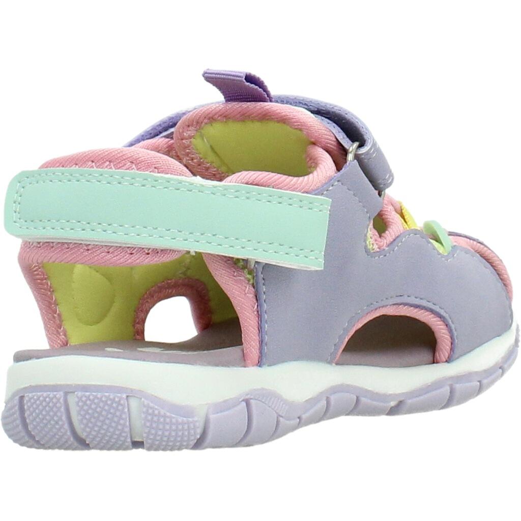 Sandalias Niña Garvalín 262716D Lilas Cierre Adherente 3/6