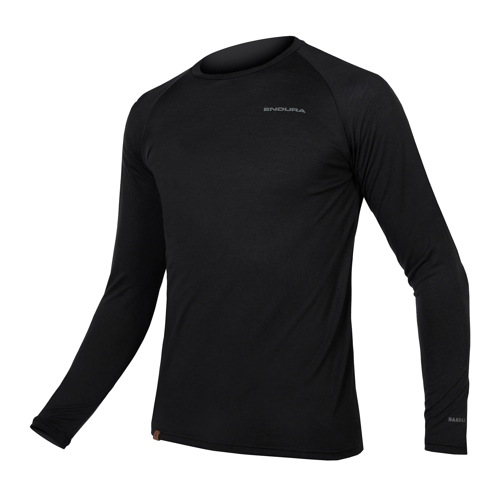 Sous-Maillot Manches Longues Endura BaaBaa Blend Base Layer Noir 3/3