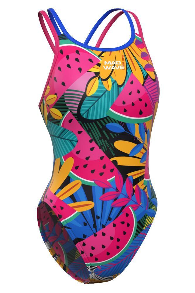 Maiô Mad Wave D5 Crossback - Multicolorido - Tamanho XS 4/5