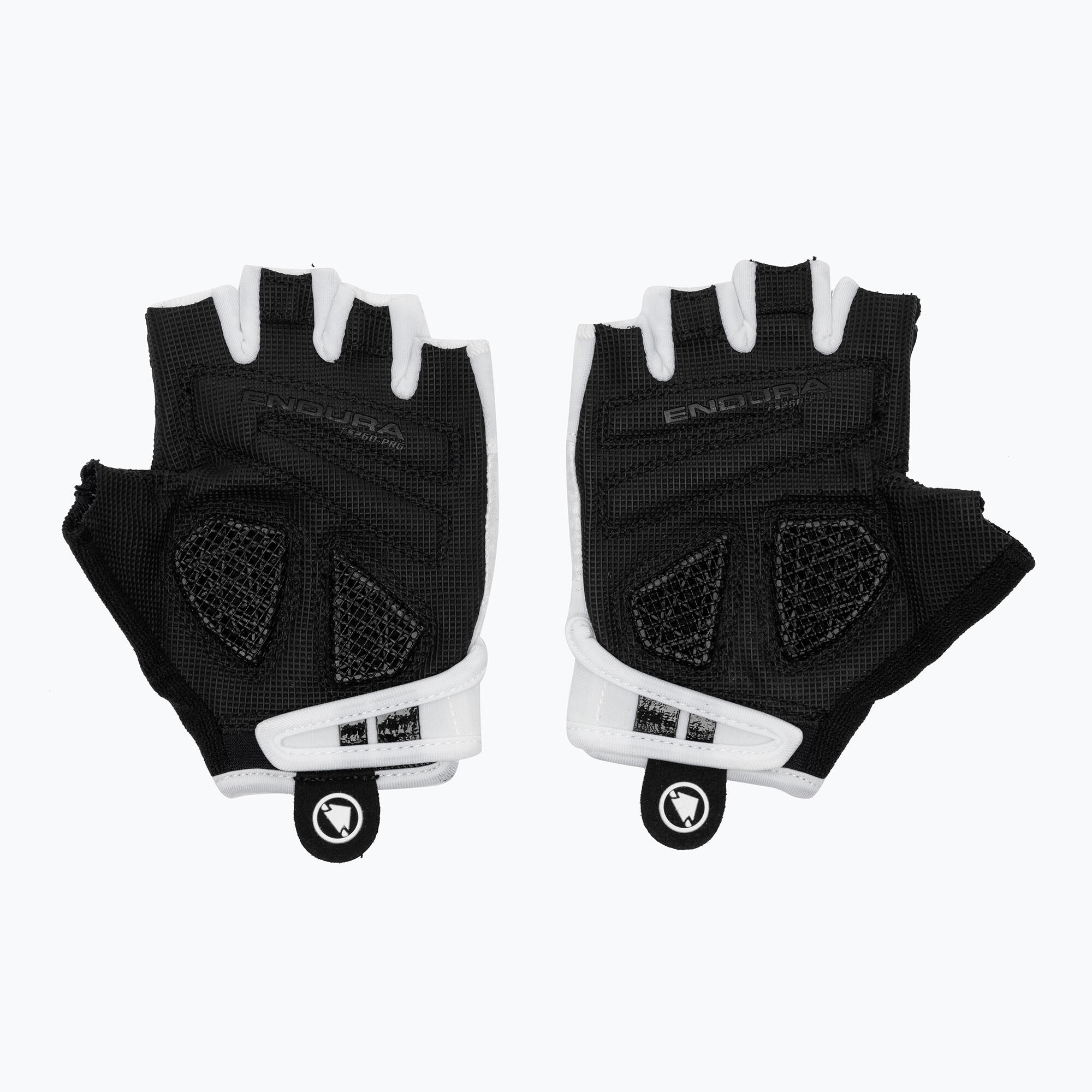 Paire de Gants Courts Femme Endura FS260-Pro Aerogel II Blanc Noir 2/7
