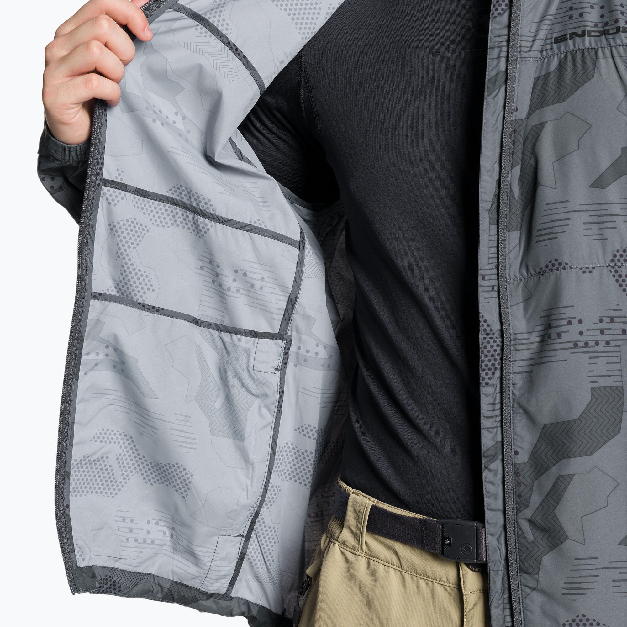 Veste Coupe-vent Endura Hummvee gris Camo 5/5