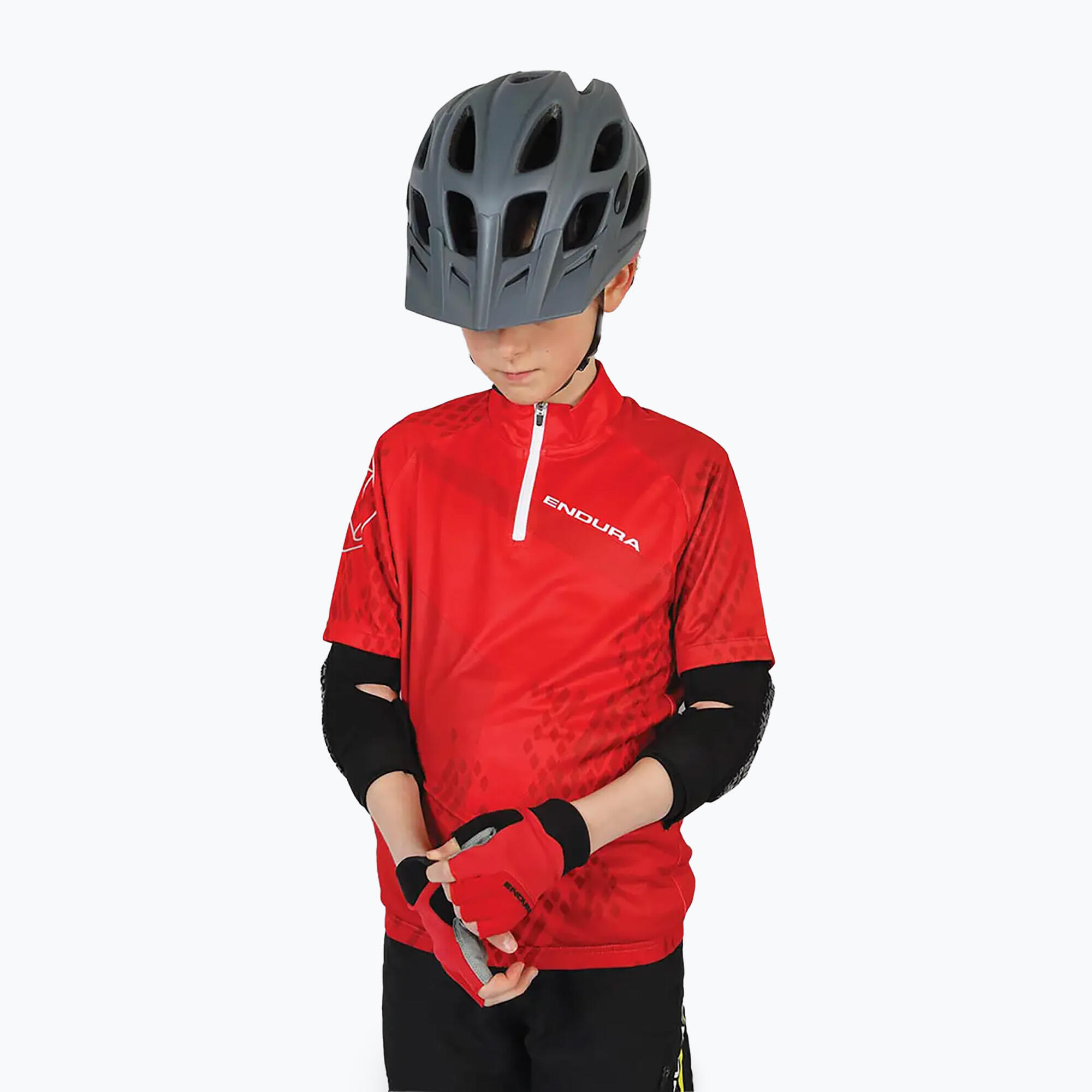 Paire de Gants Courts Enfant Endura Hummvee Plus Rouge 3/7