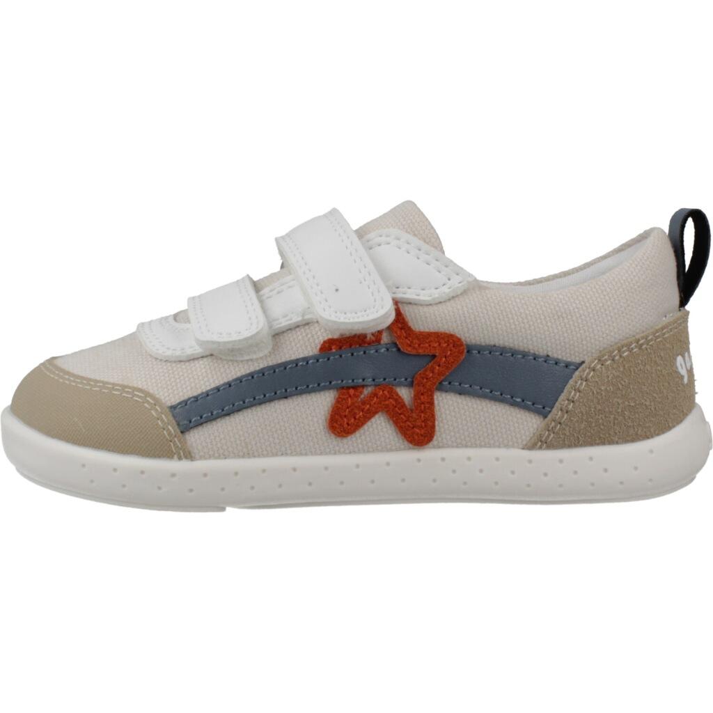 Sapatilhas Barefoot Bebé Garvalín 262336b em Cru com Velcro 2/5