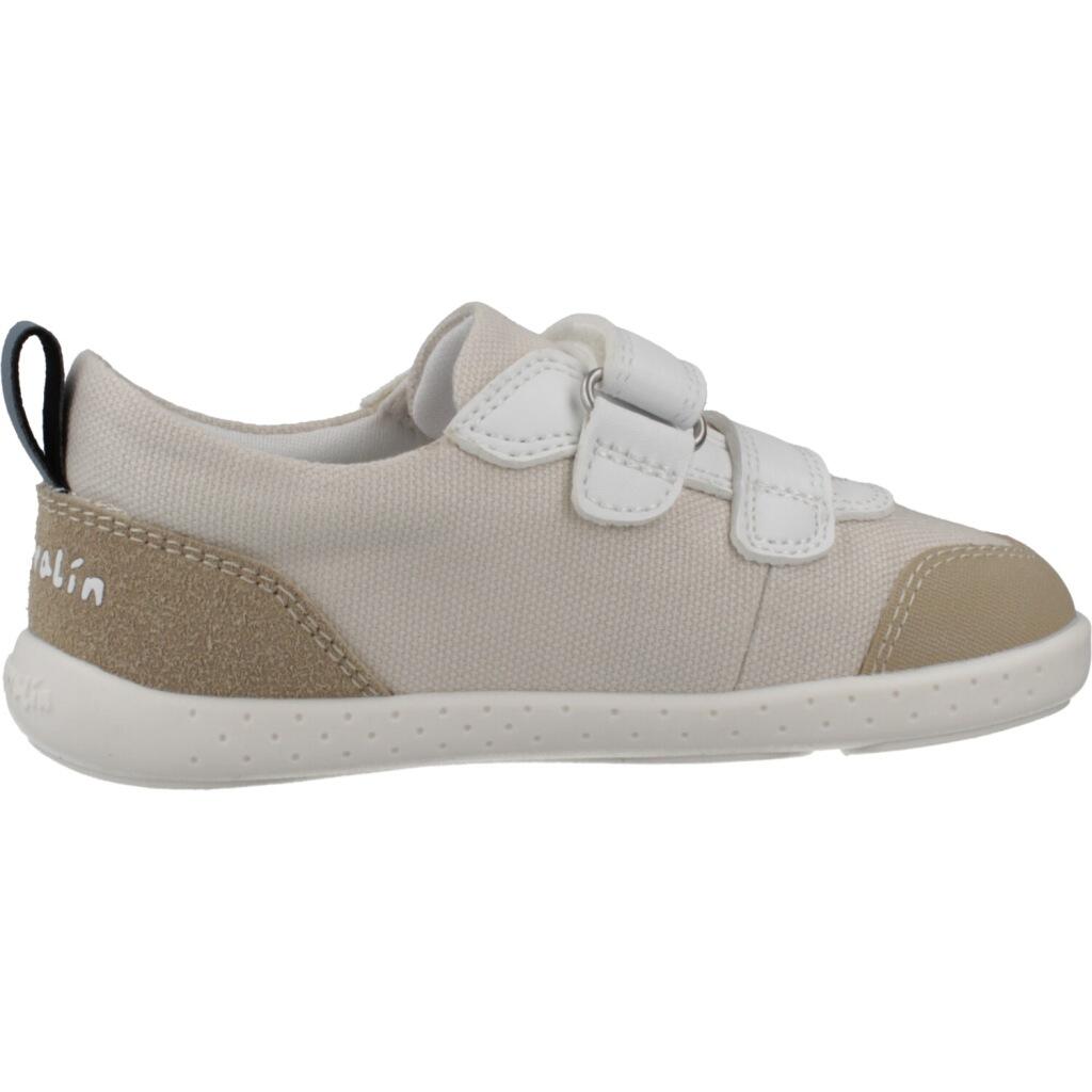 Sapatilhas Barefoot Bebé Garvalín 262336b em Cru com Velcro 4/5