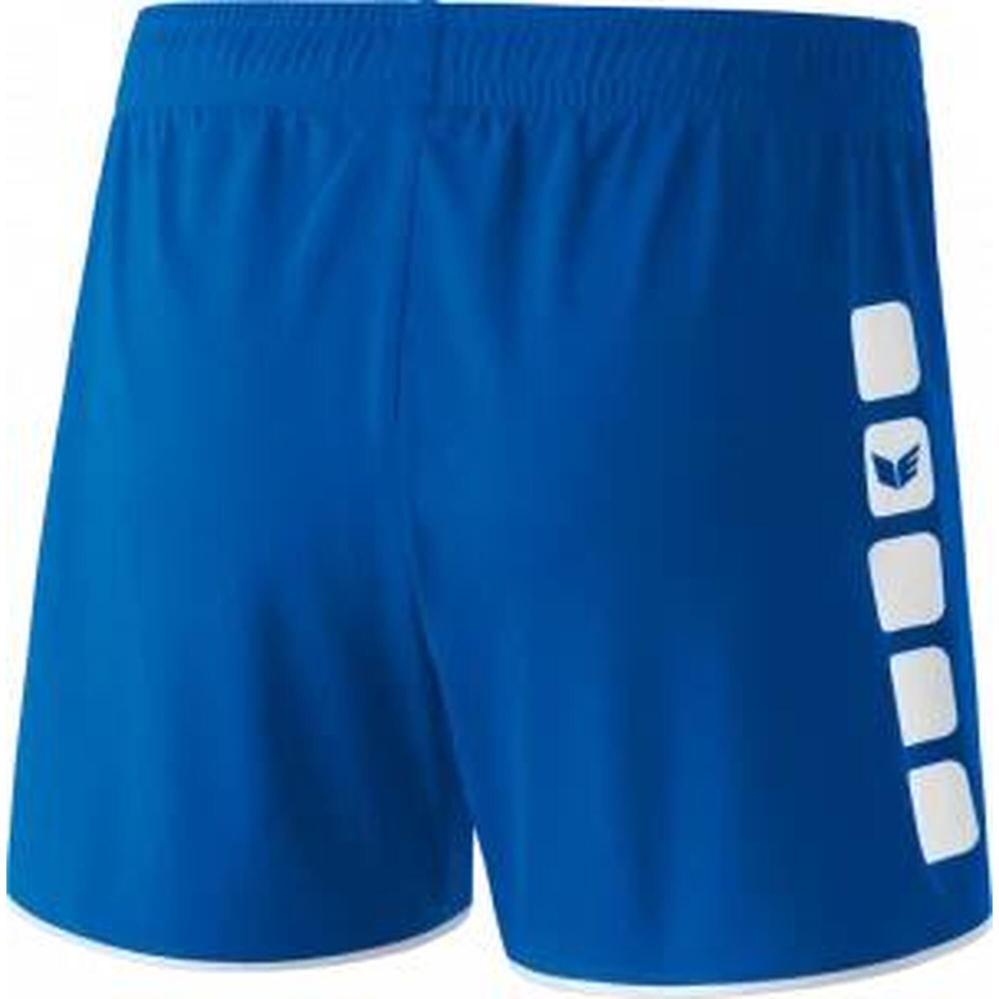 Short ERIMA 5-CUBES Albastru Royal/Alb Seniori
