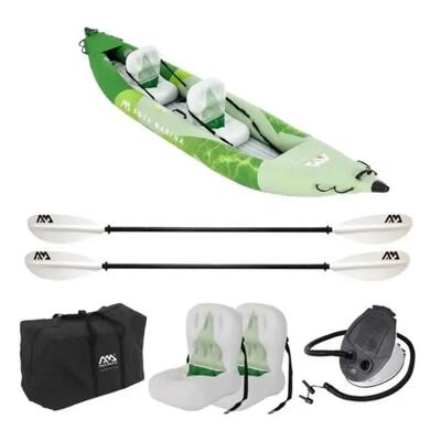 Aqua marina betta hm k0 412 kajak groen opblaasbaar - 2 persoons