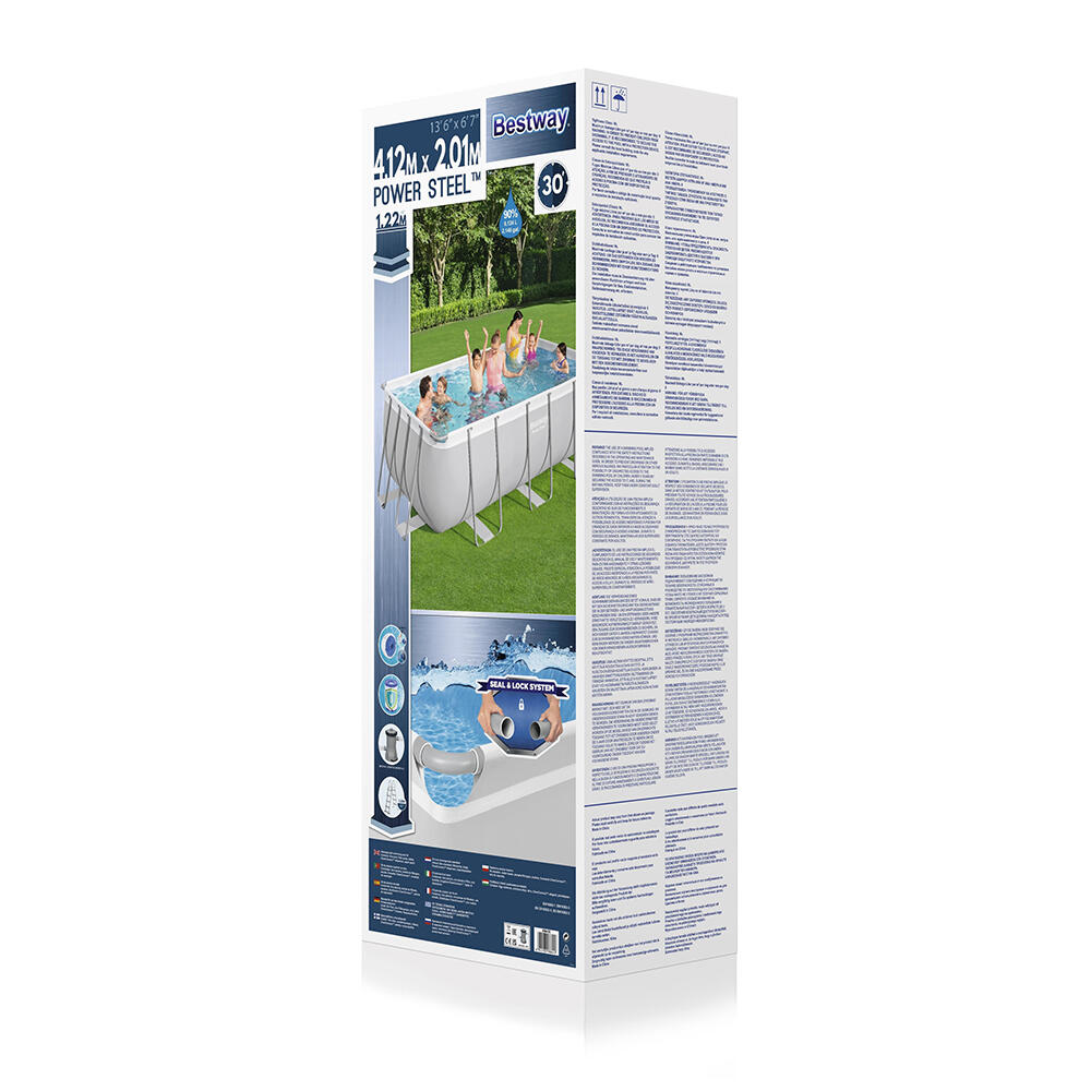 Bestway Power Steel Frame Pool-Set 412 x 201 x 122 cm 4/7