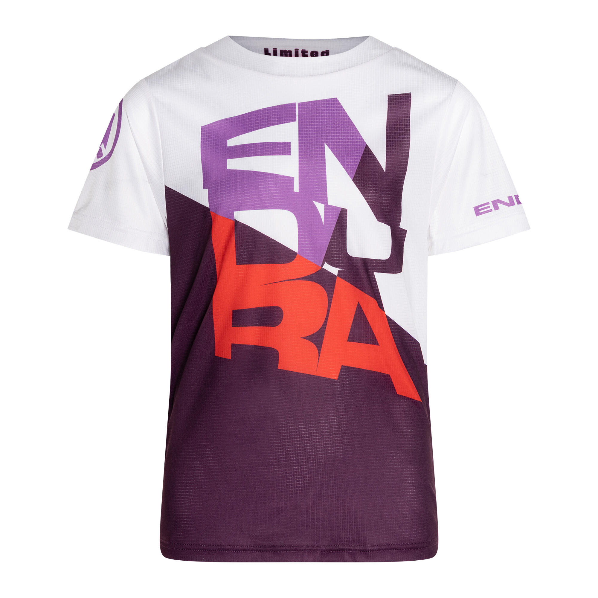 T-Shirt Enfant Endura SingleTrack Core Violet 5/5