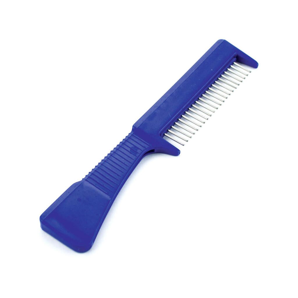 Plastic comb with rotating teeth