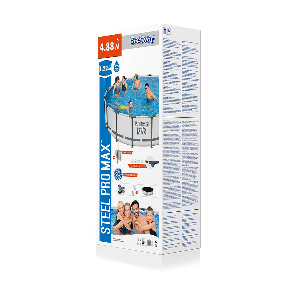 Bestway Steel Pro MAX Pool Komplett-Set  488 x 122 cm 5/6