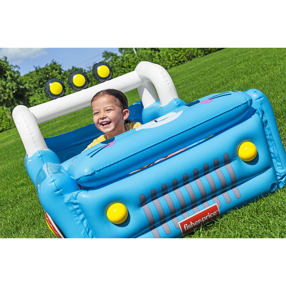 Fisher-Price Smilin' Safari Inflatable B all Pit with 25 Balls 117 x 76 x 61 cm 6/7