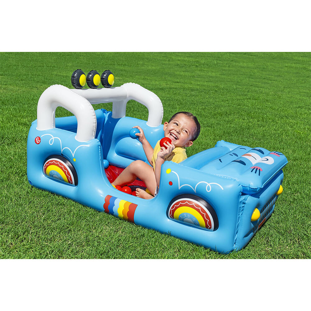 Fisher-Price Smilin' Safari Inflatable B all Pit with 25 Balls 117 x 76 x 61 cm 2/7