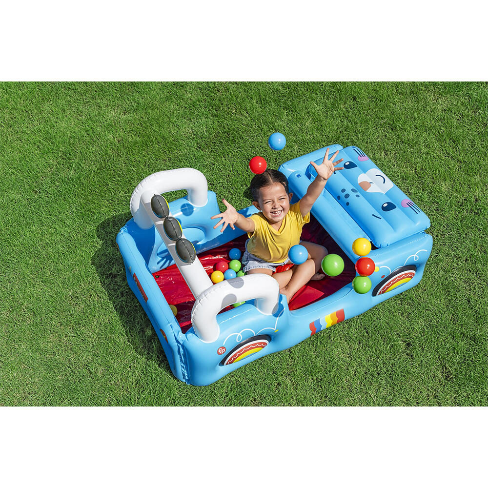 Fisher-Price Smilin' Safari Inflatable B all Pit with 25 Balls 117 x 76 x 61 cm 5/7