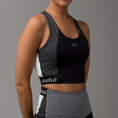 Ditchil fit dames crop top