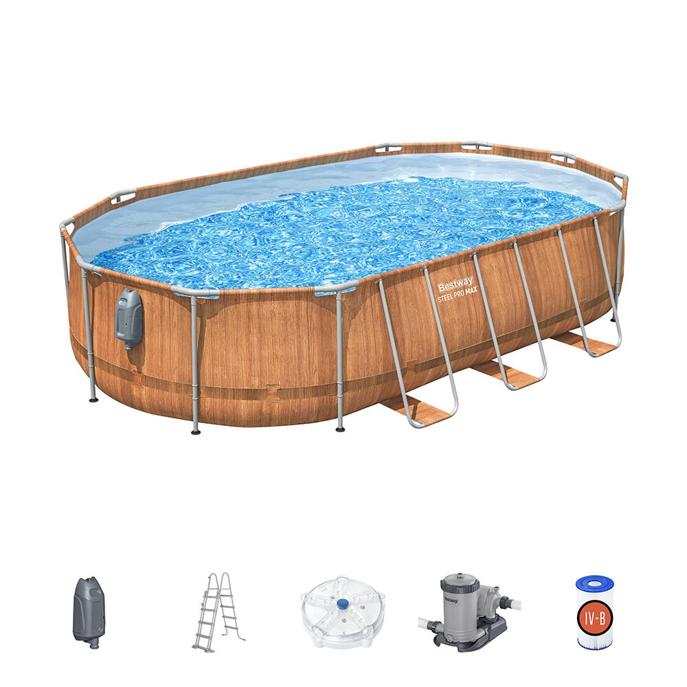 Bestway Power Steel Comfort Jet Series A bove Ground Pool Set 610x366x122 cm 3/7
