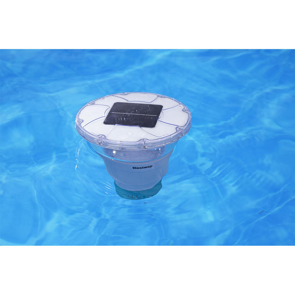 Dosatore per cloro Bestway SolarGlow con  led a 4 colori 2/7