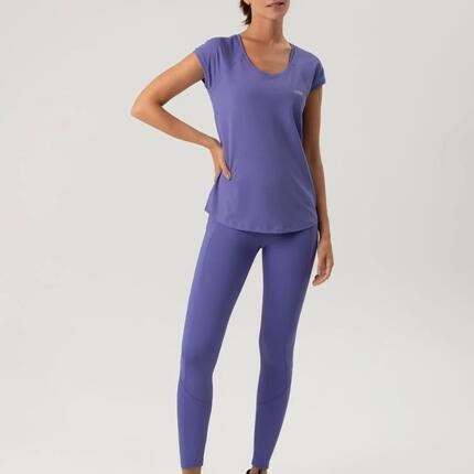 Camiseta Fitness Mujer Ditchil Ease Azul Claro