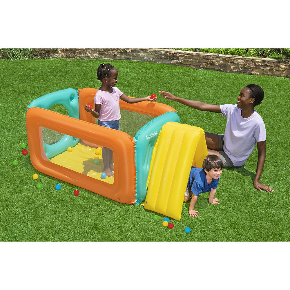 Bestway Tunneltopia Inflatable Ball Pit with 25 Play Balls 178 x 91 x 70 cm 2/7