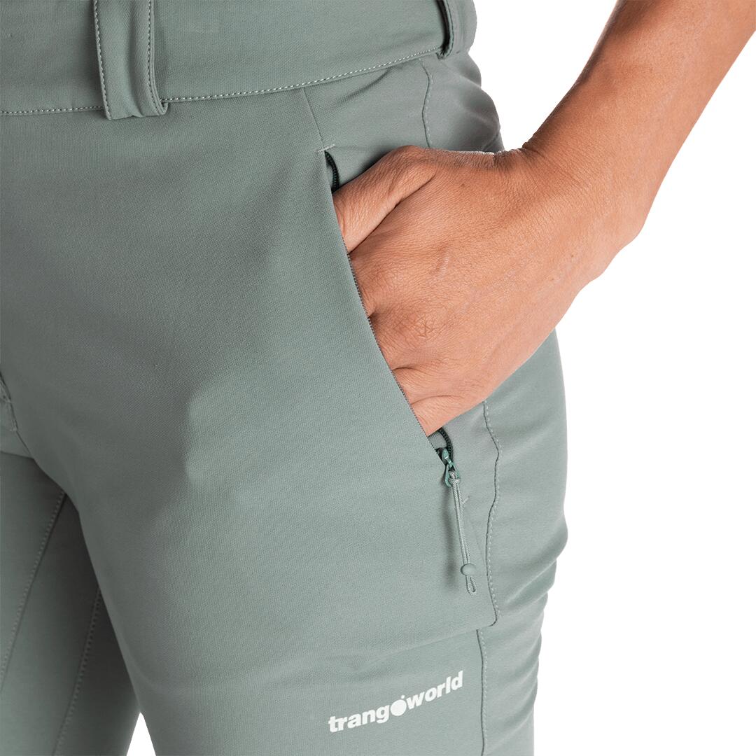 Pantalón para Mujer Trangoworld Olukai dr Verde 5/5