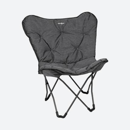 Brunner chaise pliante camping confort vivavita lounger gris
