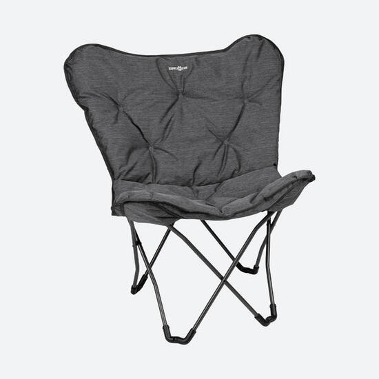 Brunner chaise pliante camping confort vivavita lounger gris