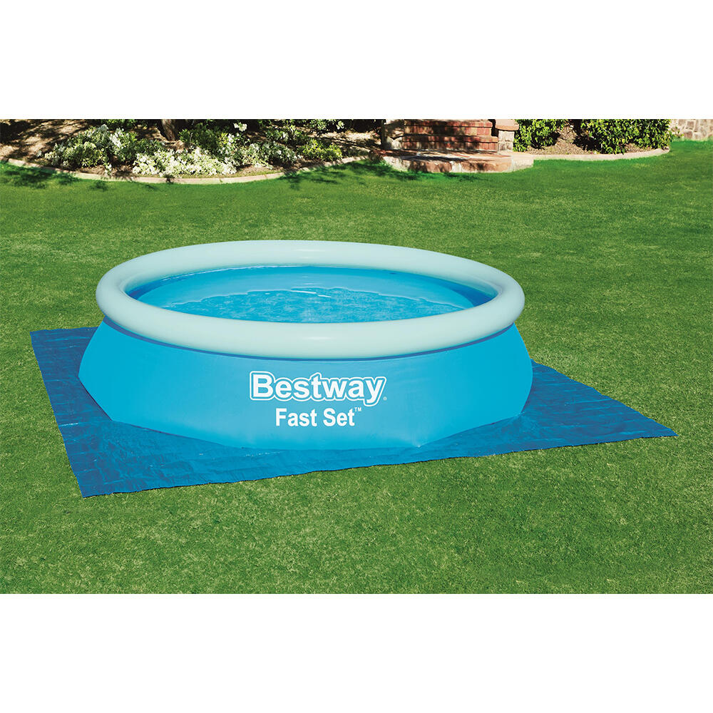 Bestway Tapis de sol pour piscine hors sol et spa gonflable de 335 cm 7/7