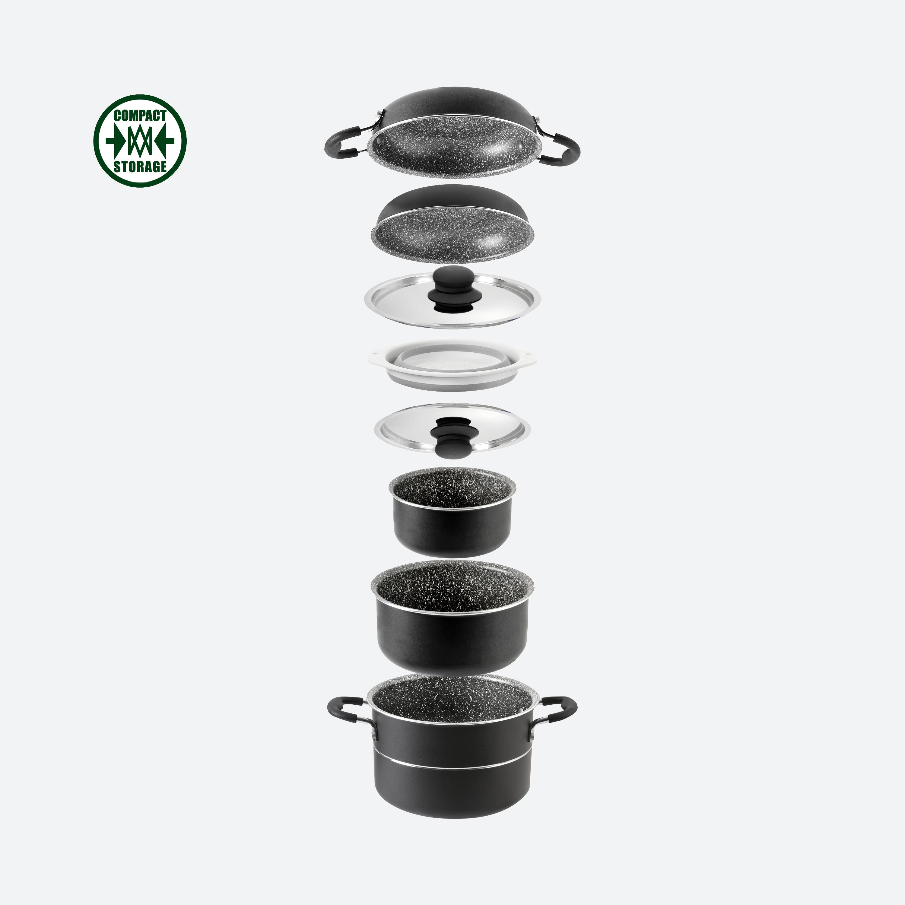 Brunner set de ollas cocina 9+1 ø 24 cm pirate 6/7