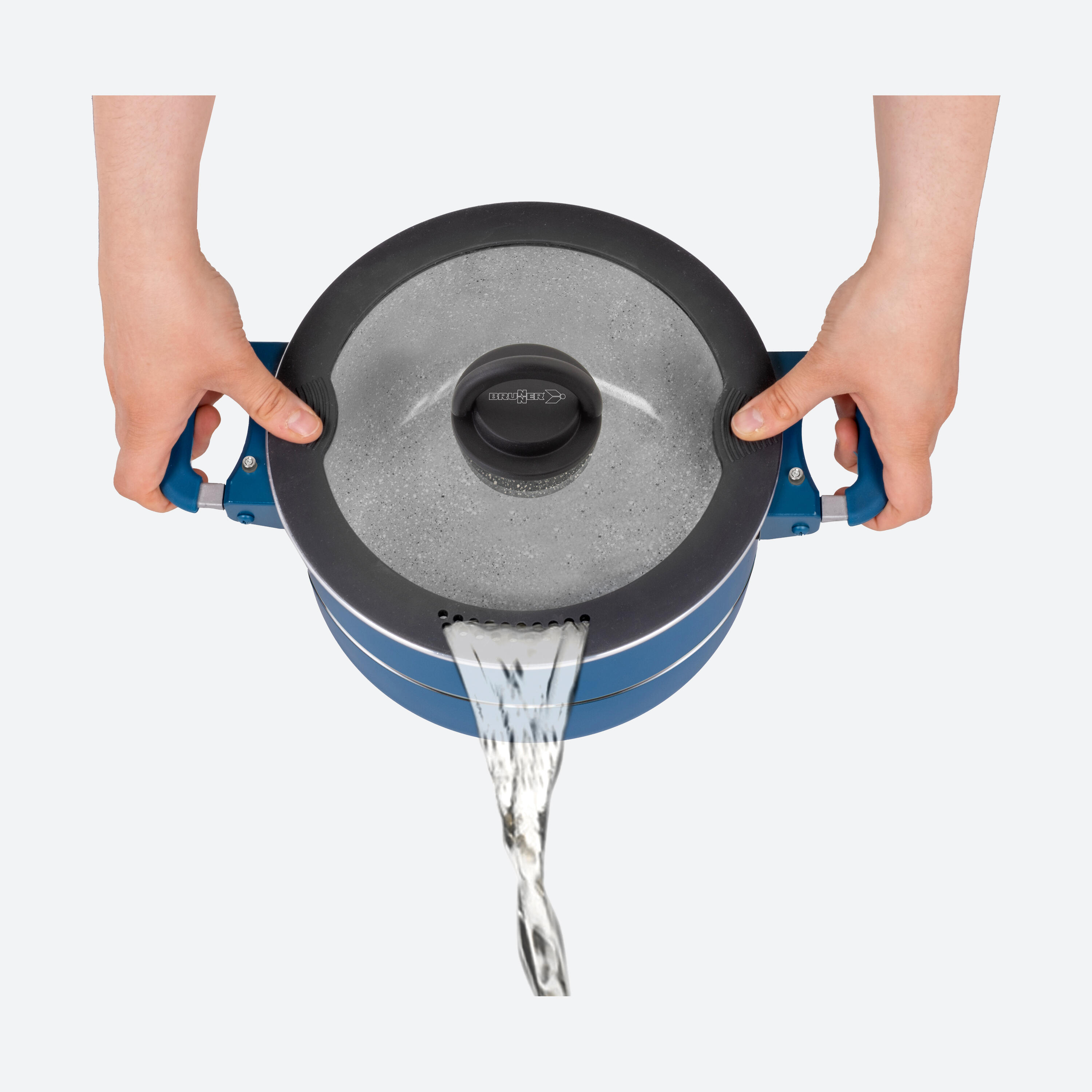 Brunner set de ollas carezza magnet 7 pzas camping 20/22/24 cm 3/7