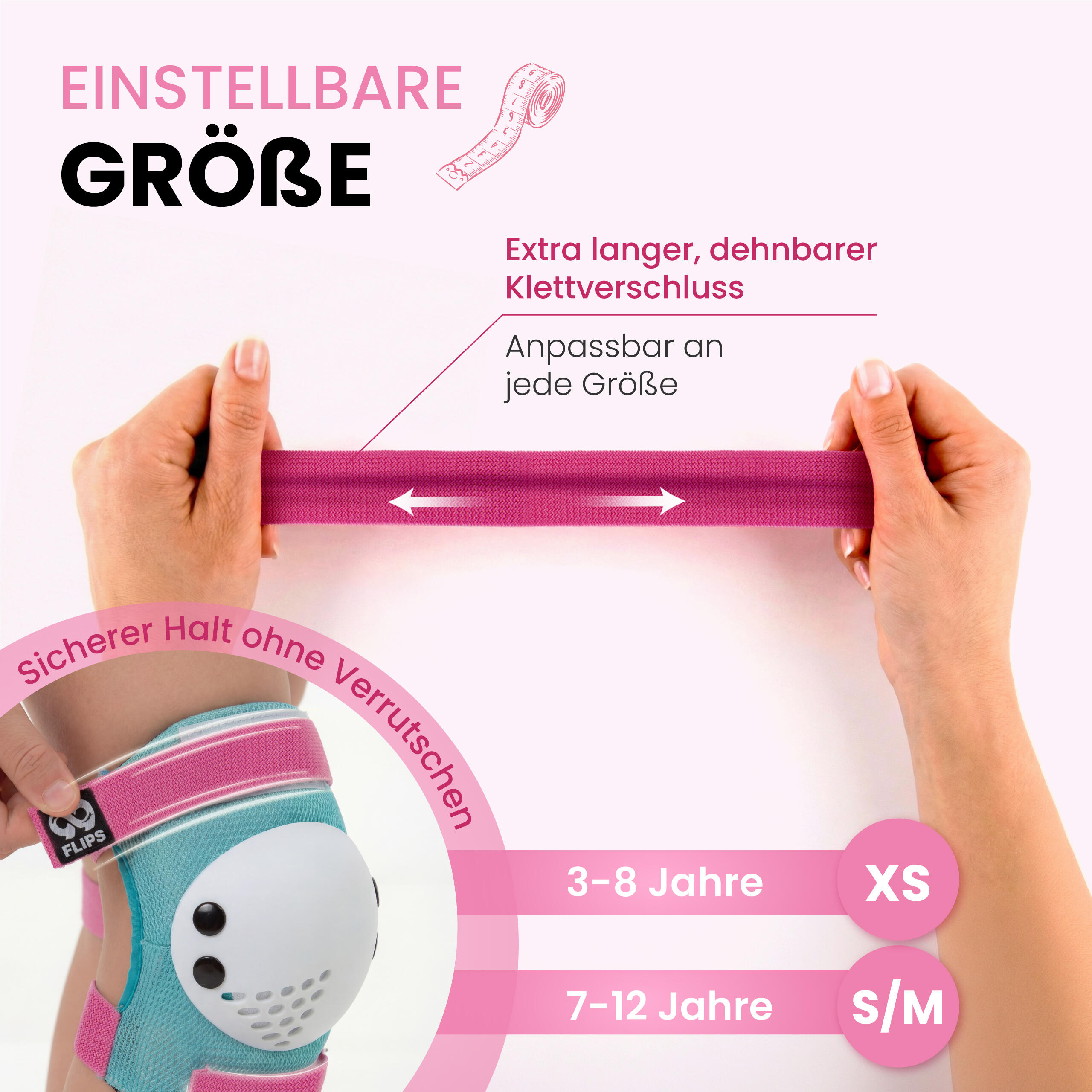 Protection Roller Enfant Fille - Protection Velo 3-12 Protege Genoux Skateboard 3/6