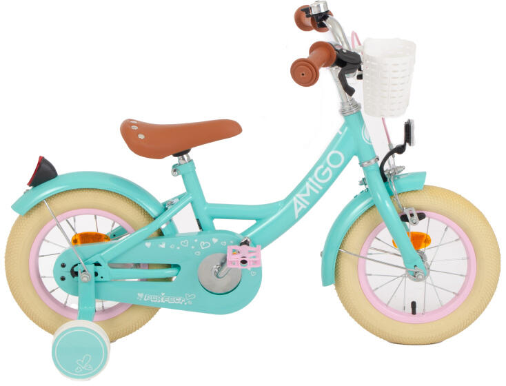 Perfect 12 Inch 21 cm Meisjes Terugtraprem Turquoise 3/7