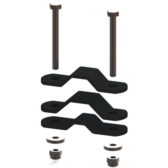 Rendez-vous Steco pour le cadre du vélo Matt Black 3/7