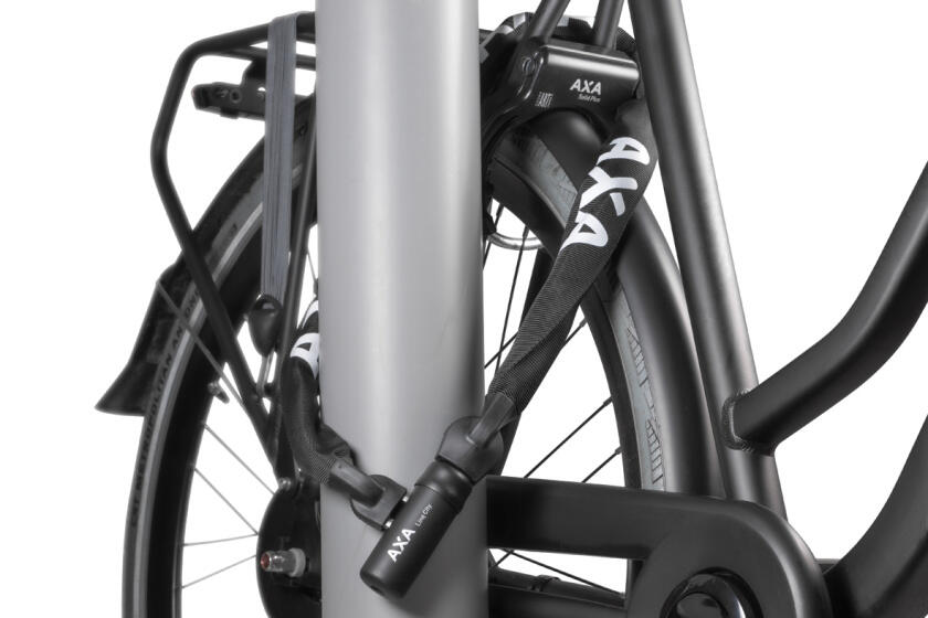 Set Antivol de cadre Solid Plus + Linq City 100/7 - noir 3/4