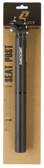 Zadelpen ATB ø27.2 mm / 350 mm aluminium - zwart 3/3