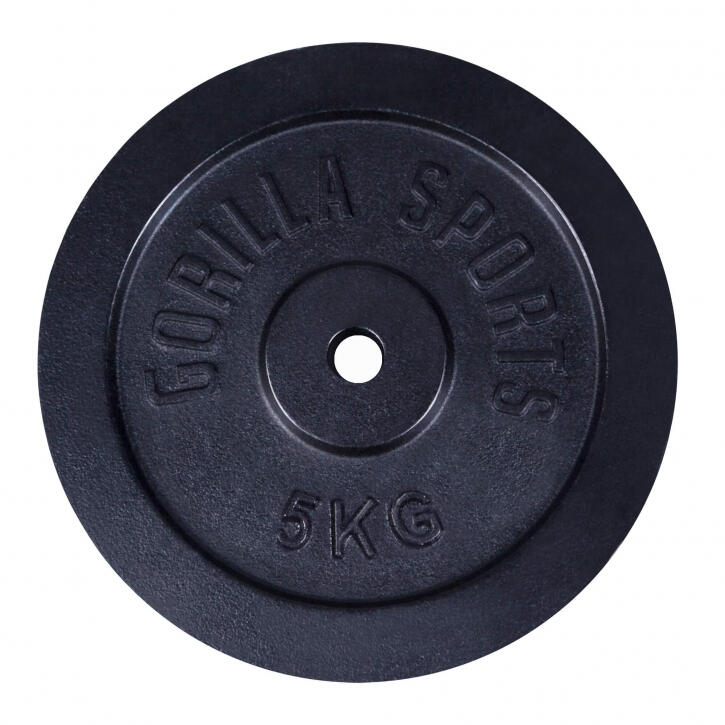 Cast iron weight plate, black, 1.25–30 kg 2/4