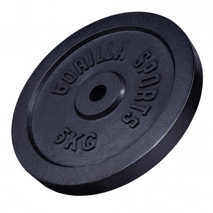 Cast iron weight plate, black, 1.25–30 kg 4/4