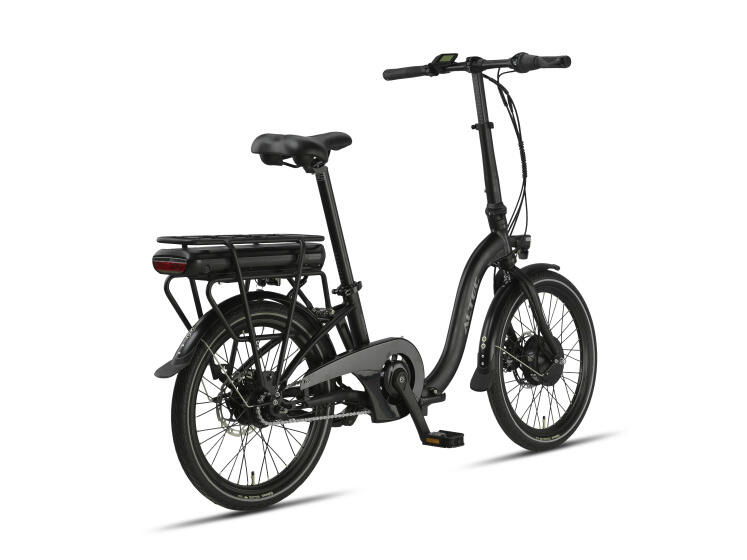 Compact Vouwfiets 20 Inch 39 cm Unisex 7V Hydraulische schijfrem Matzwart 3/3