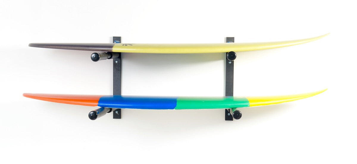 Support Mural Pour Planche De Surf – 2 étagères En Alu, Feutre Anti-rayures, 16,5x7,5cm, Résistant