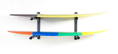 SURF SYSTEM - Montaggio a parete - Doppio rack: per shortboard longboard SUP