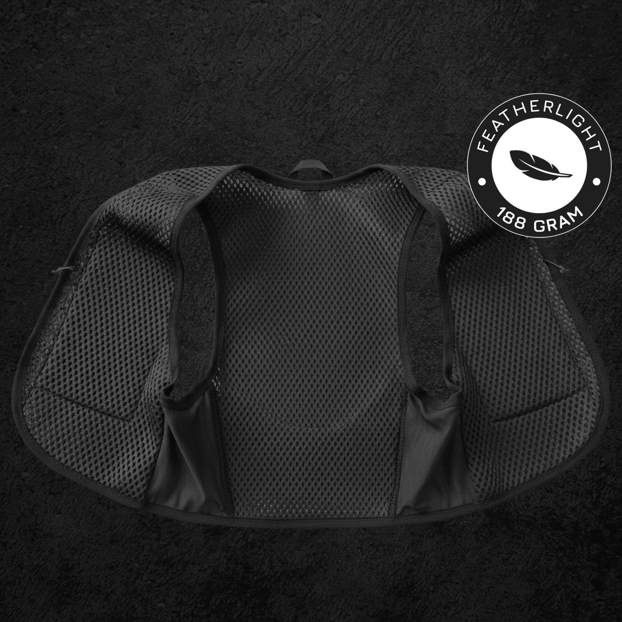 Hardloopvest - Reflecterend Running Vest - Met 2 Soft Flasks 4/6