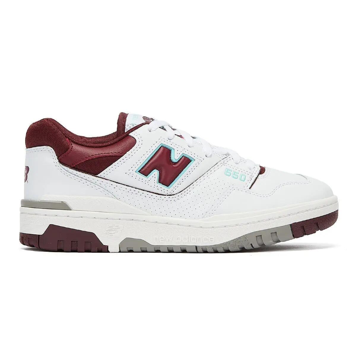 Zapatillas - Lifestyle - Unisex - Sintéticas, Cómodas - 550 - Burgundy/Cyan 5/6