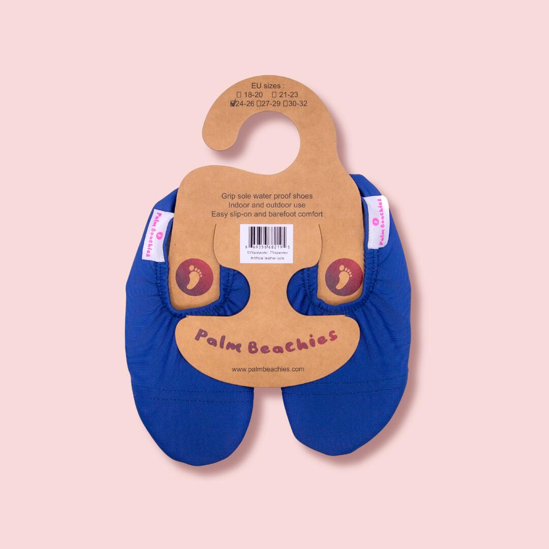 Chaussons intérieur, plage, piscine,  enfant et adulte, Bleu 4/7