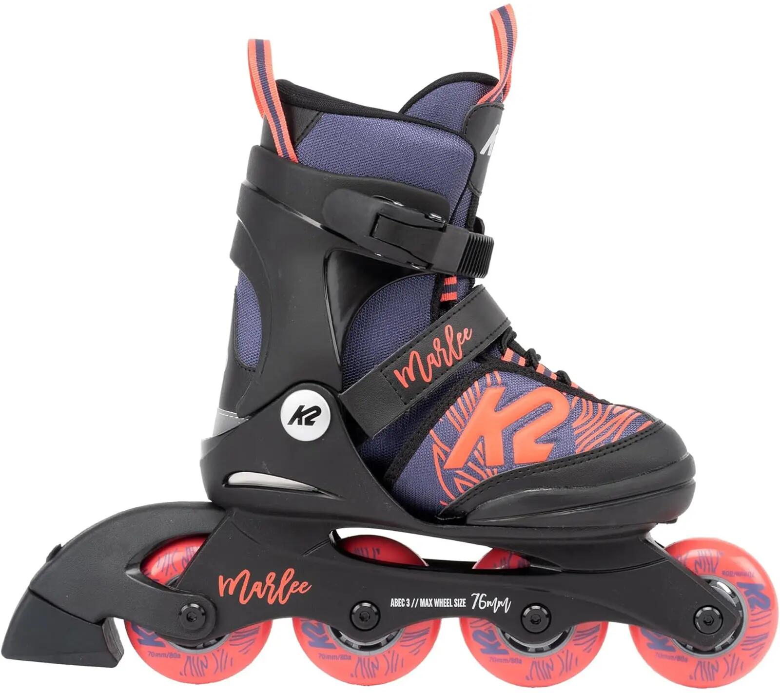 Gyerek állítható görkorcsolya - K2 Marlee purple/corall 2/6