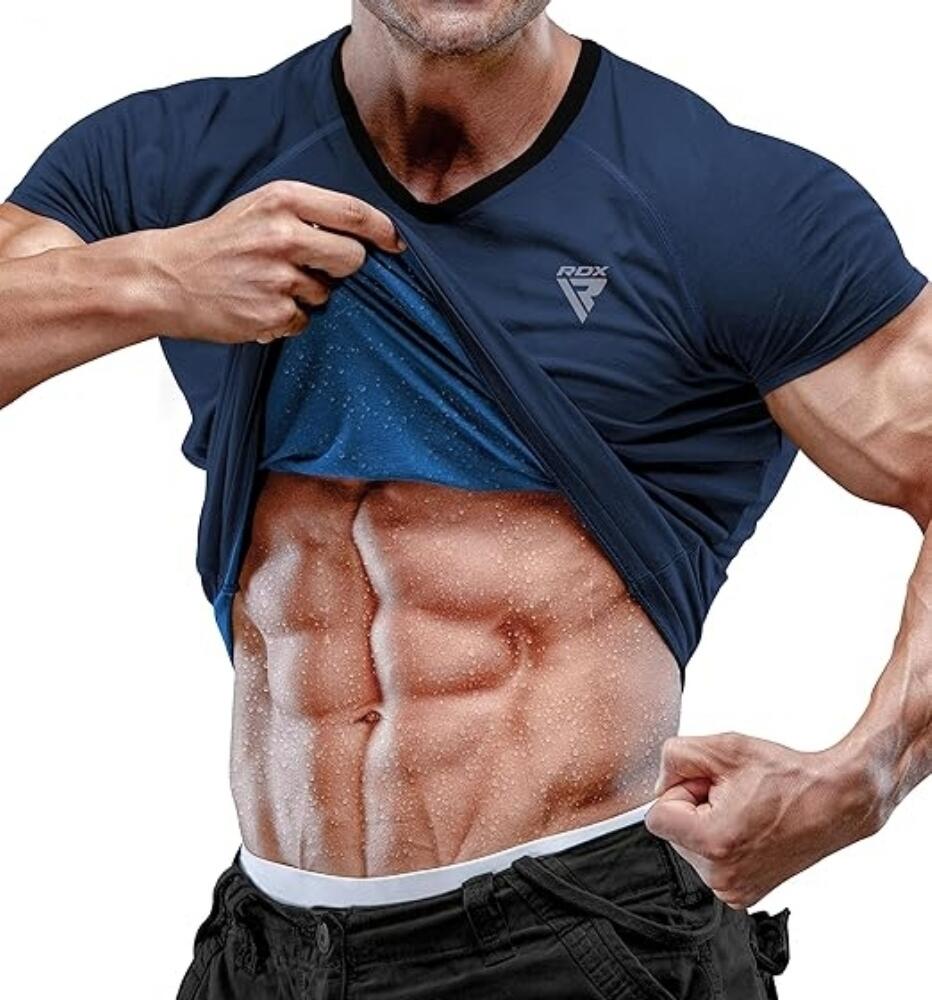 T-shirt sauna RDX M1 – Blu Navy – XL 7/7