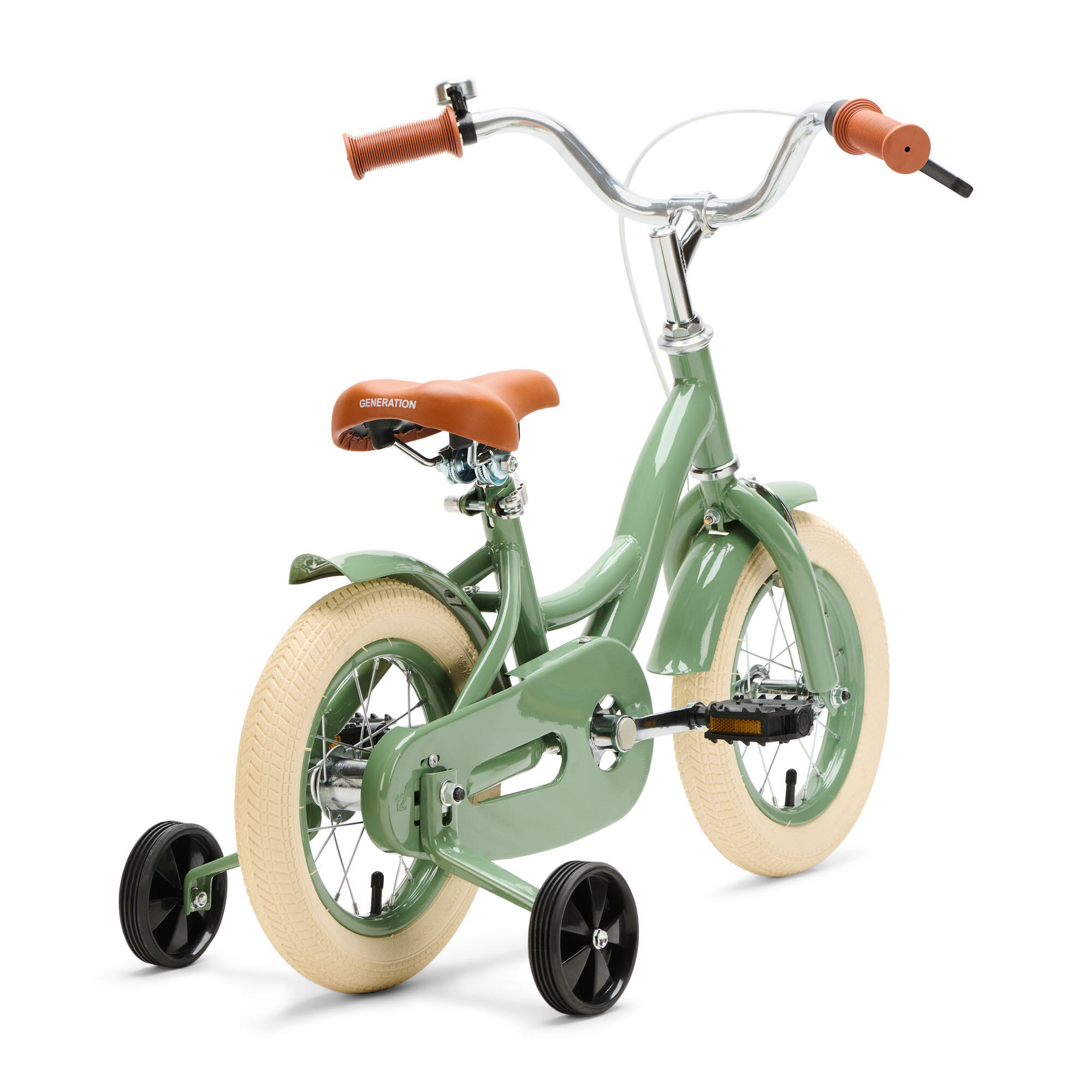 Generation Blanco 12 Pulgadas Verde Oliva – Bicicleta Infantil 3/3