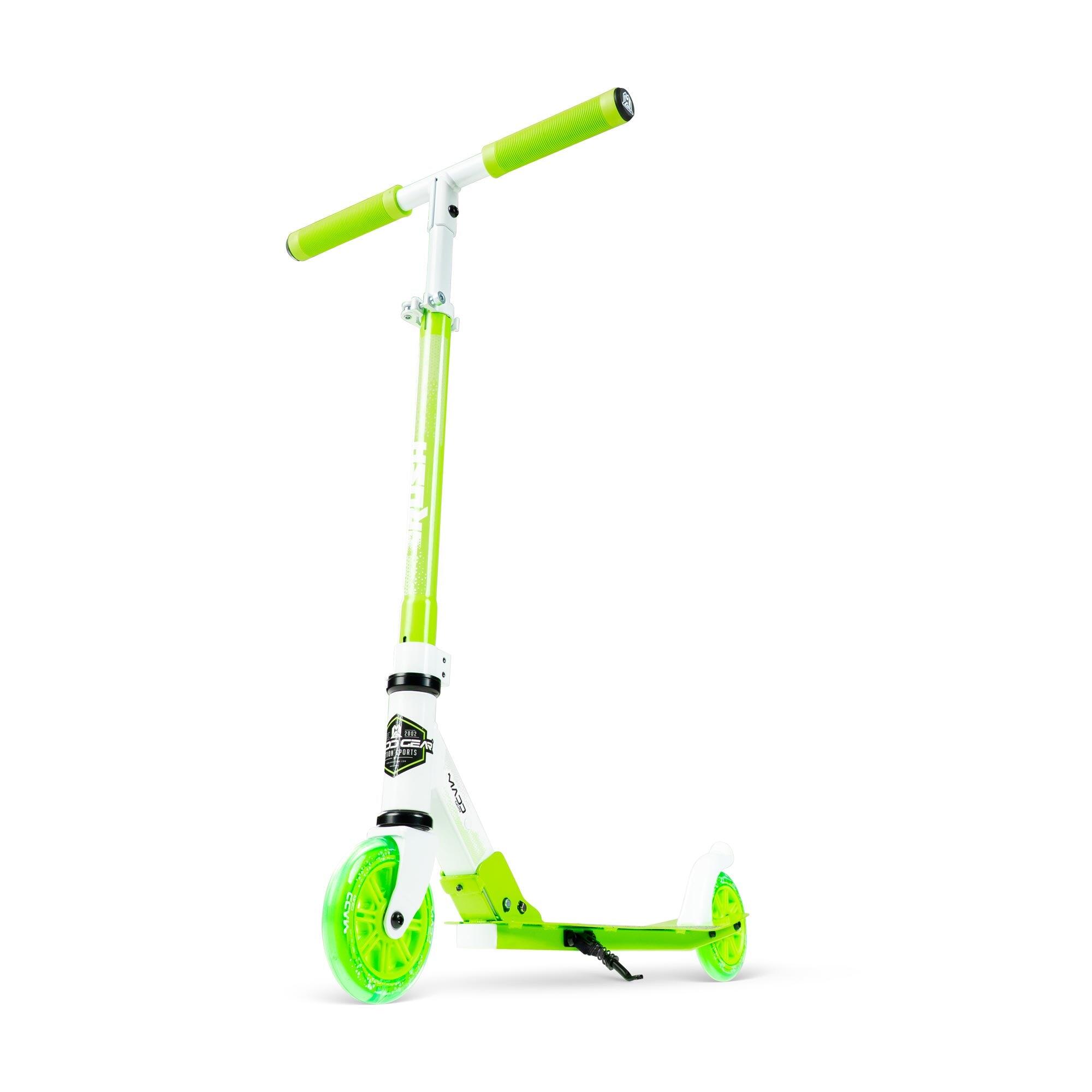 MGP Madd Gear Rush 125 Kinder Klapp Roller Scooter - 125 mm Rollen - Weiß Grün 2/7