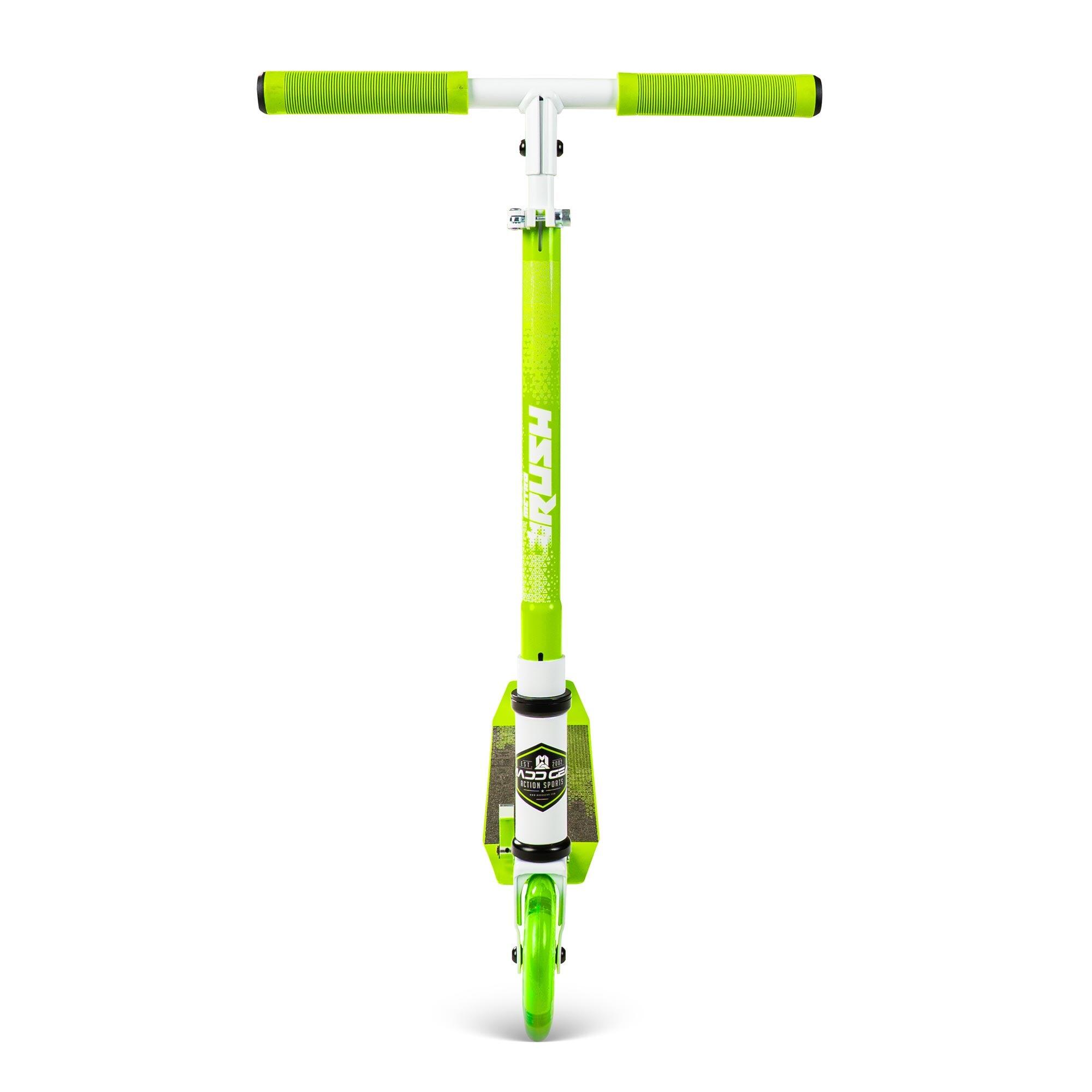MGP Madd Gear Rush 125 Kinder Klapp Roller Scooter - 125 mm Rollen - Weiß Grün 5/7
