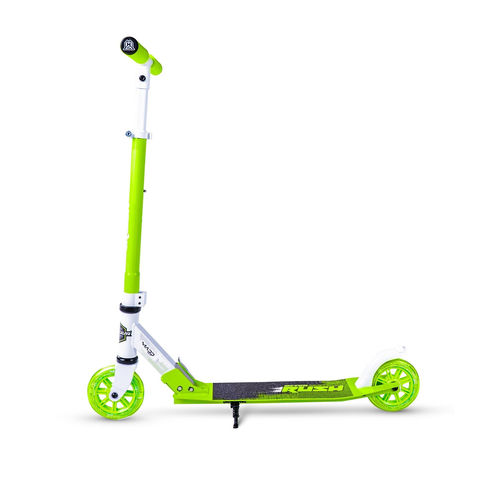 MGP Madd Gear Rush 125 Kinder Klapp Roller Scooter - 125 mm Rollen - Weiß Grün 4/7